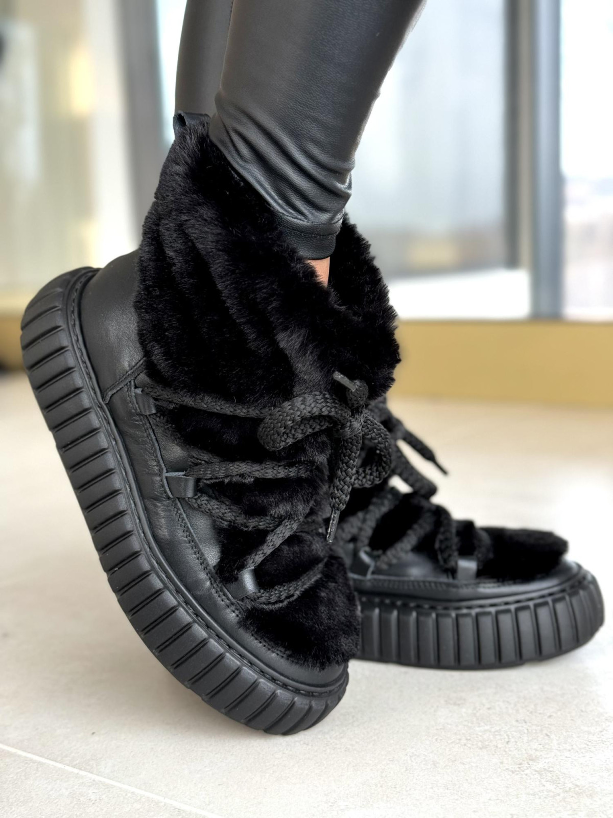 Śniegowce skórzane OLEKSY Polskiej produkcji