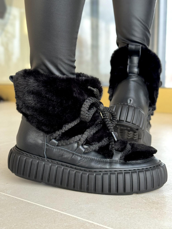 Śniegowce skórzane OLEKSY Polskiej produkcji