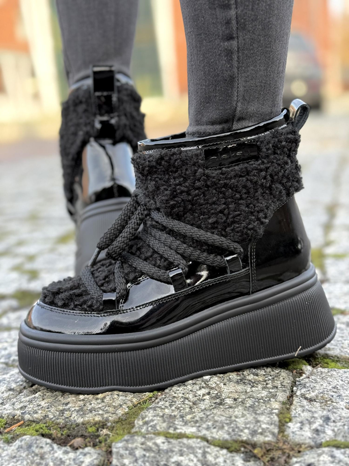 Śniegowce skórzane OLEKSY Polskiej produkcji