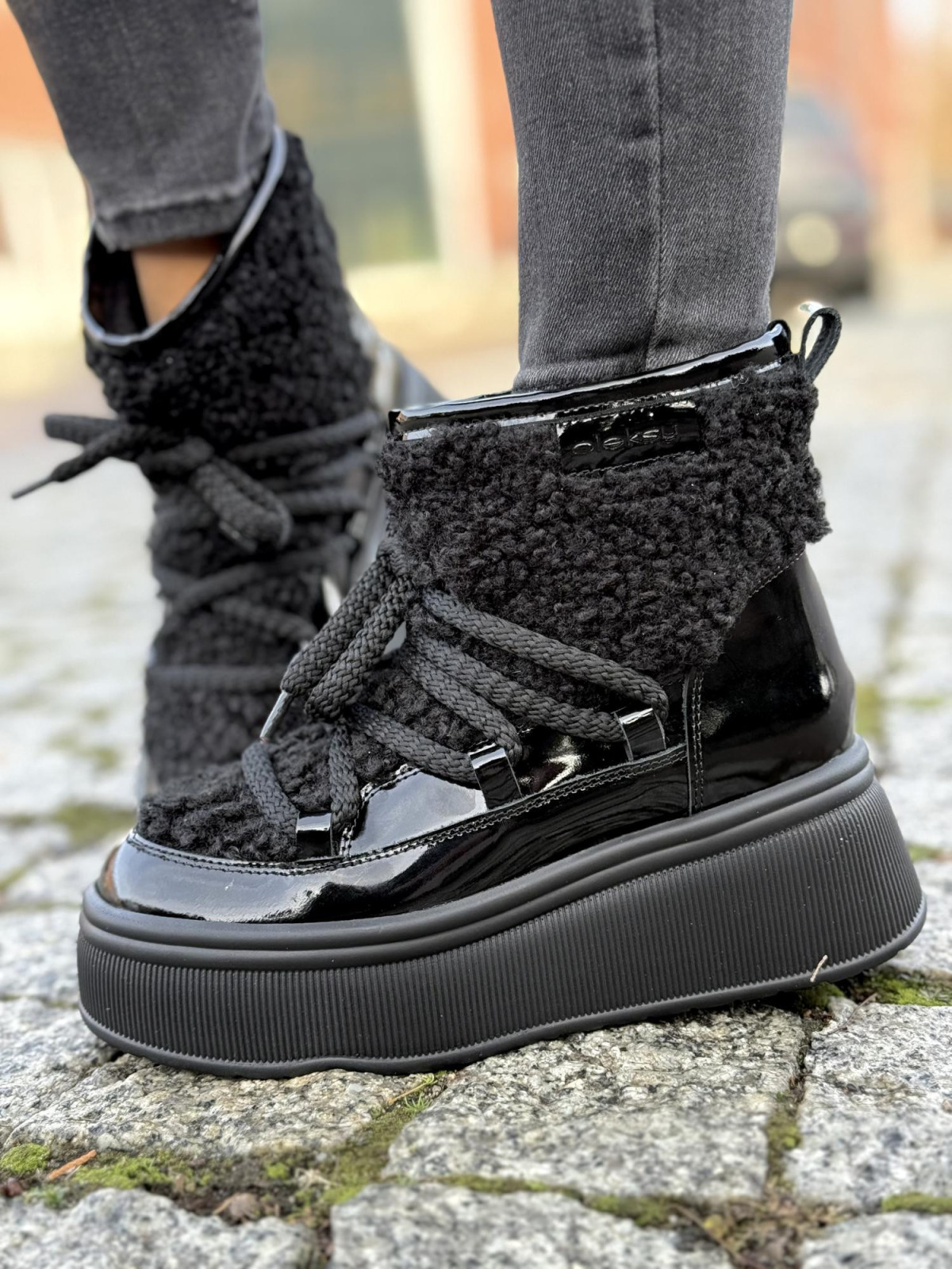 Śniegowce skórzane OLEKSY Polskiej produkcji