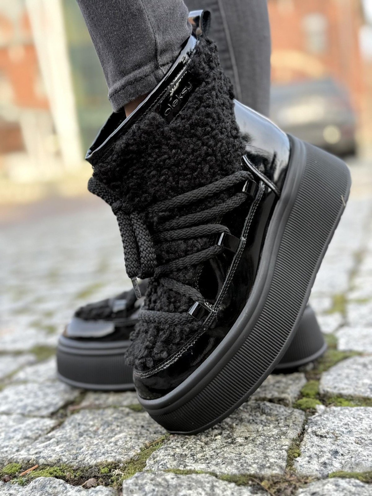 Śniegowce skórzane OLEKSY Polskiej produkcji