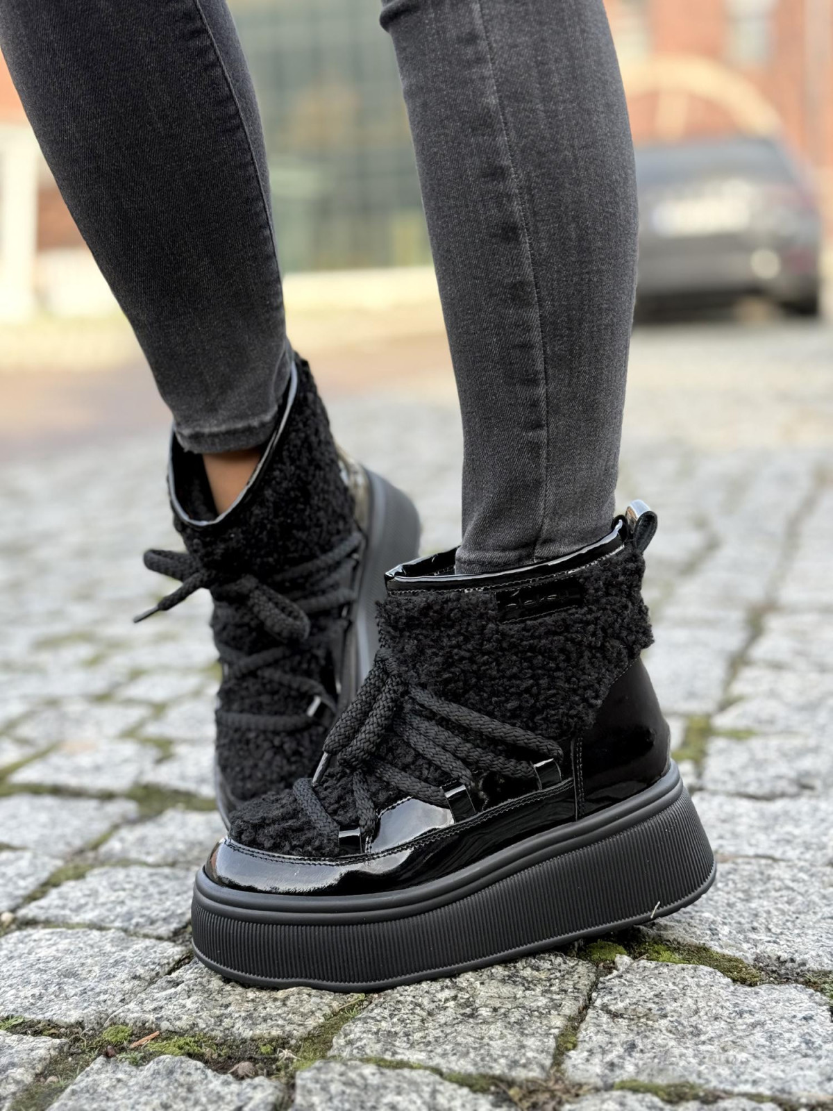 Śniegowce skórzane OLEKSY Polskiej produkcji