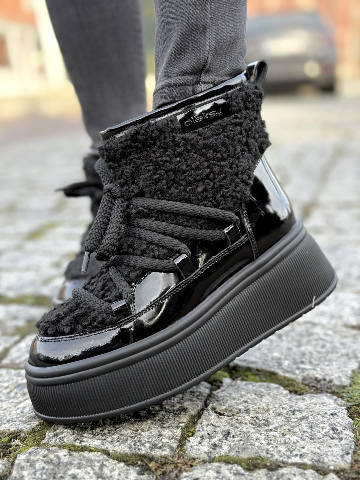 Śniegowce skórzane OLEKSY Polskiej produkcji