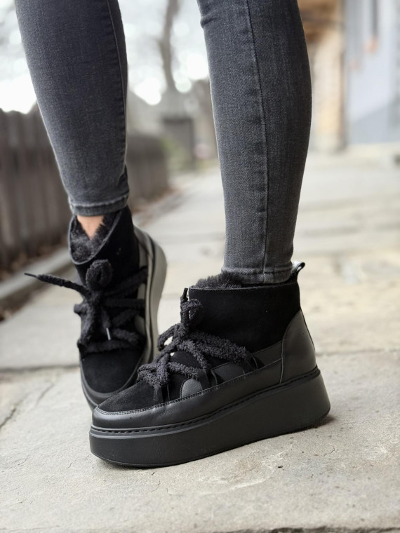 Śniegowce skórzane OLEKSY Polskiej produkcji