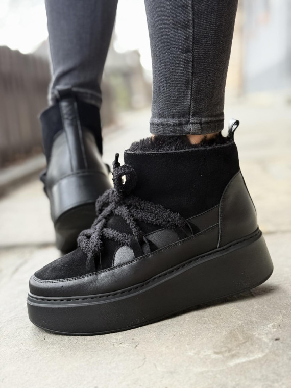 Śniegowce skórzane OLEKSY Polskiej produkcji