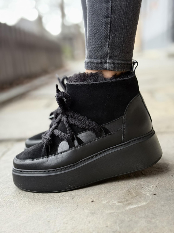 Śniegowce skórzane OLEKSY Polskiej produkcji