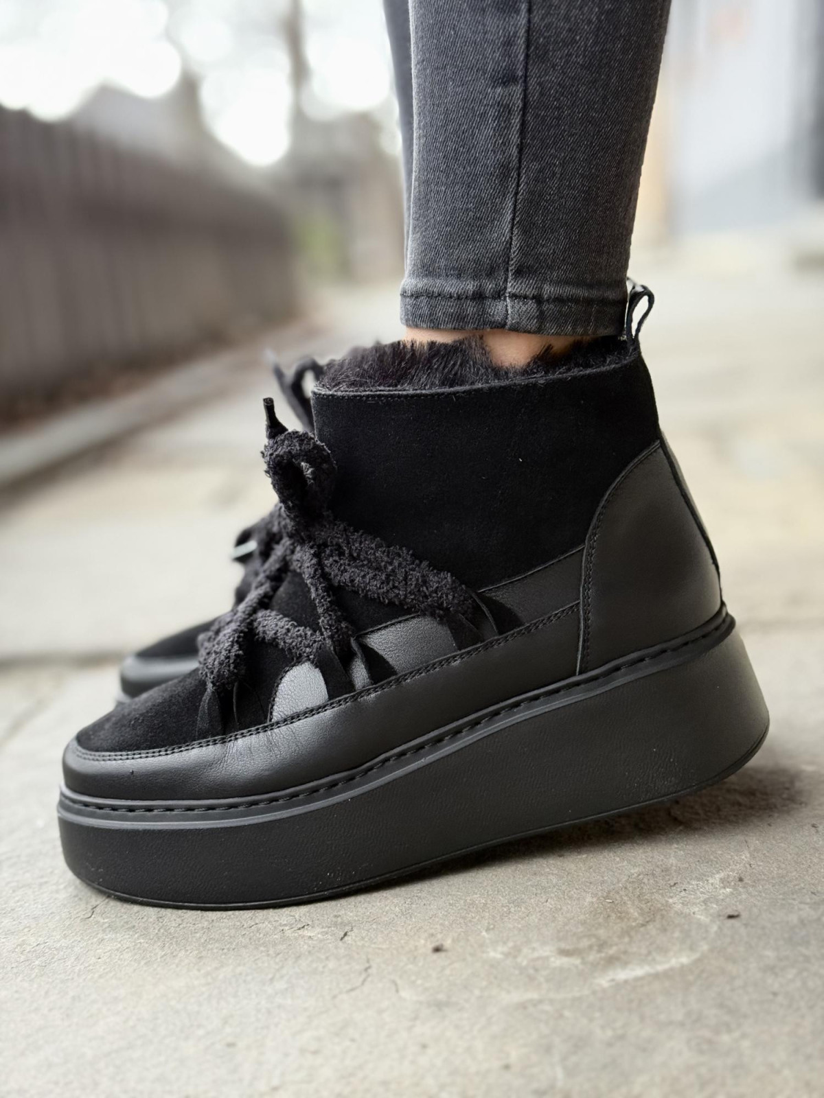 Śniegowce skórzane OLEKSY Polskiej produkcji