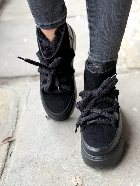 Śniegowce skórzane OLEKSY Polskiej produkcji