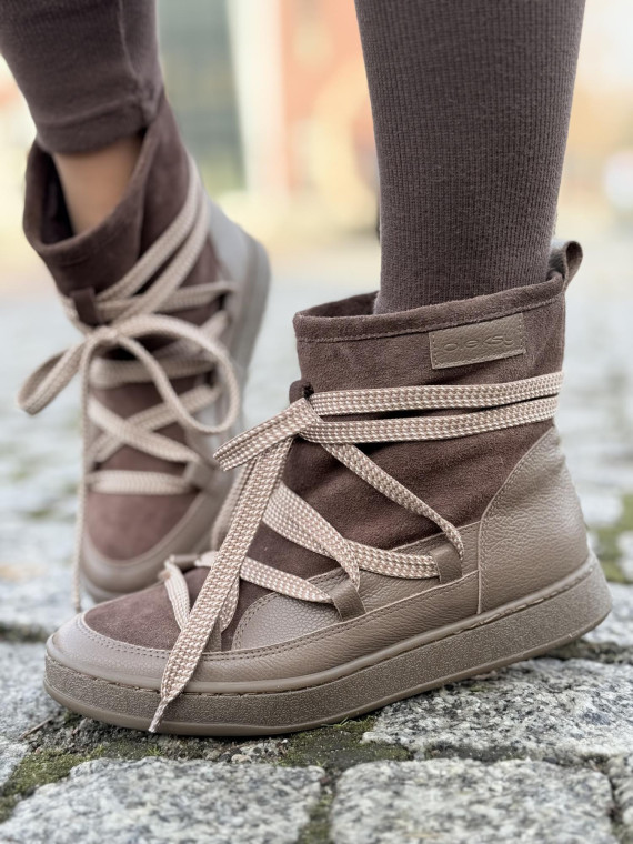 Śniegowce skórzane OLEKSY Polskiej produkcji