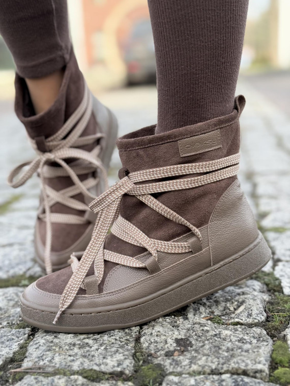 Śniegowce skórzane OLEKSY Polskiej produkcji