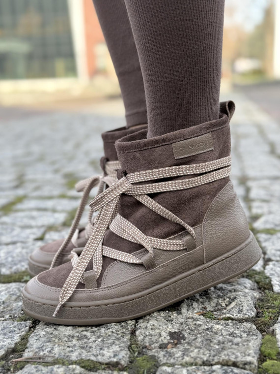 Śniegowce skórzane OLEKSY Polskiej produkcji