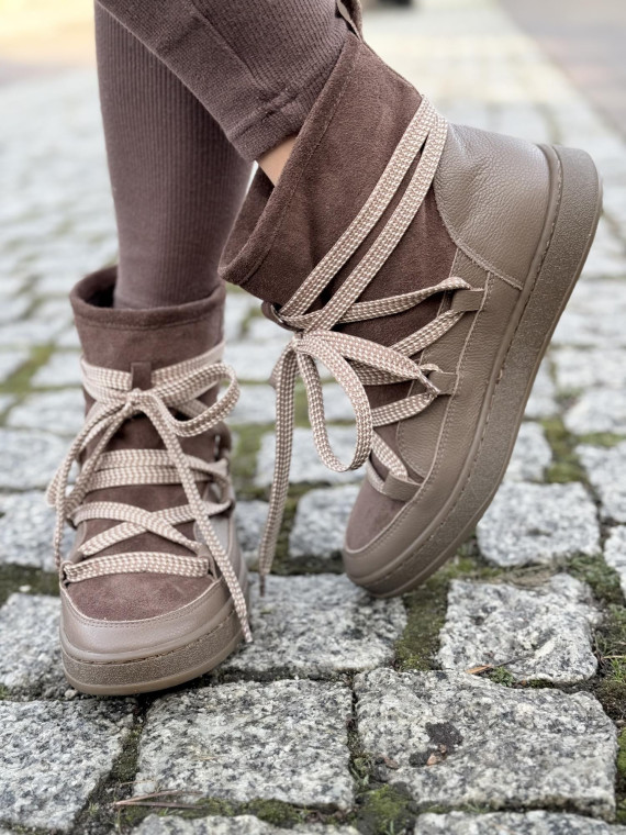 Śniegowce skórzane OLEKSY Polskiej produkcji