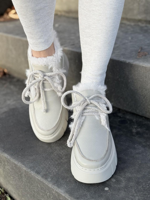 Śniegowce skórzane OLEKSY Polskiej produkcji