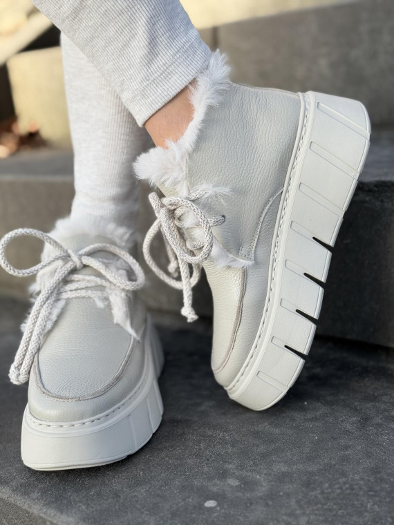 Śniegowce skórzane OLEKSY Polskiej produkcji