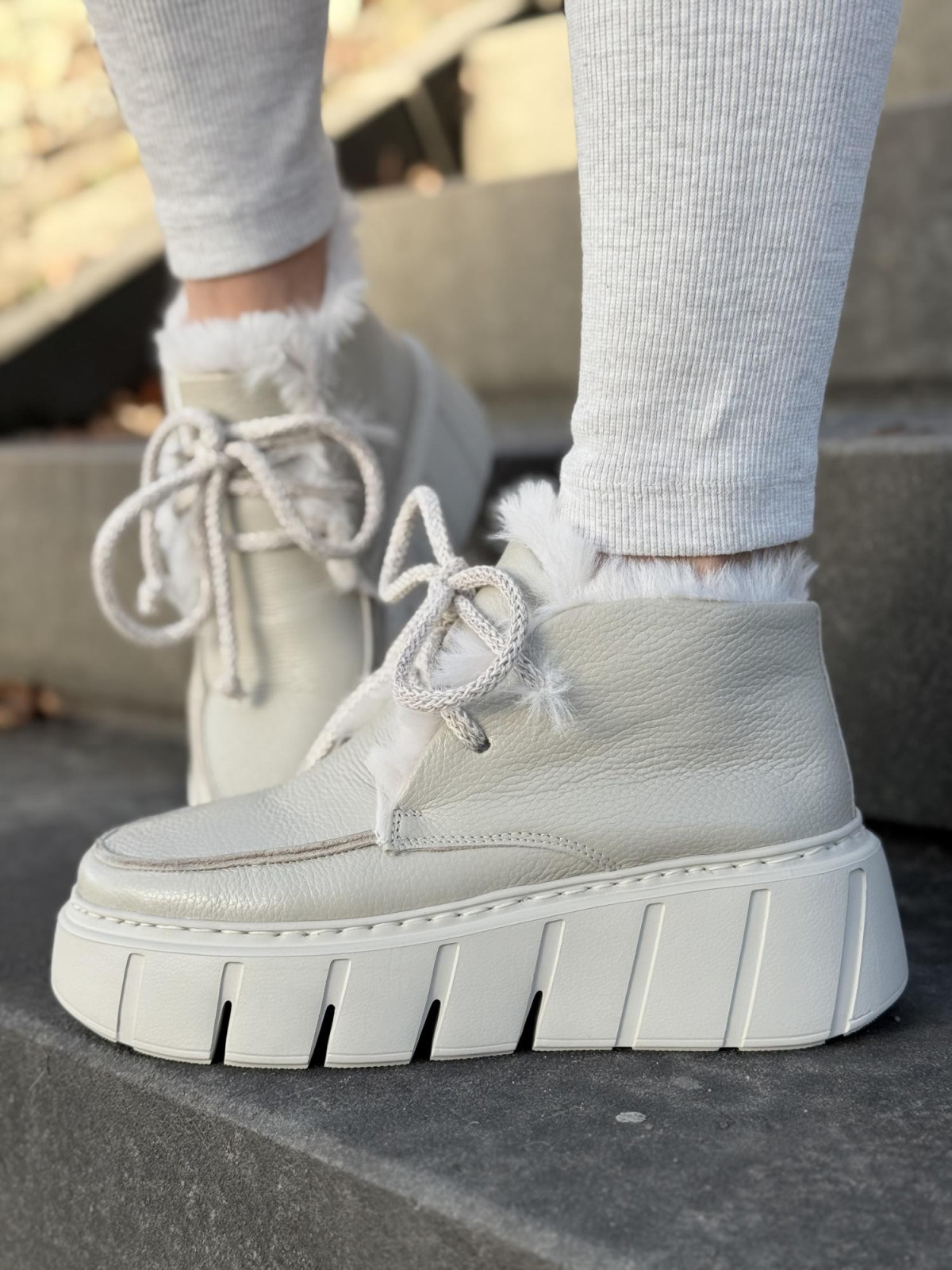 Śniegowce skórzane OLEKSY Polskiej produkcji