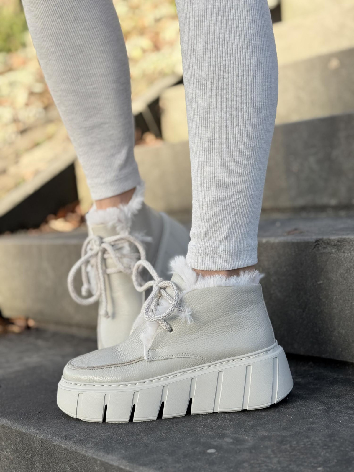 Śniegowce skórzane OLEKSY Polskiej produkcji