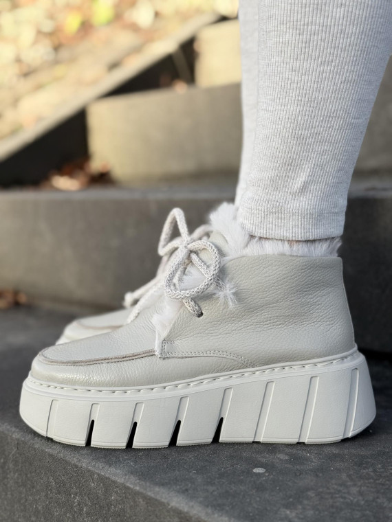 Śniegowce skórzane OLEKSY Polskiej produkcji