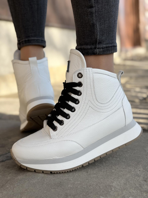 Sneakersy OLEKSY ze skóry Polskiej produkcji