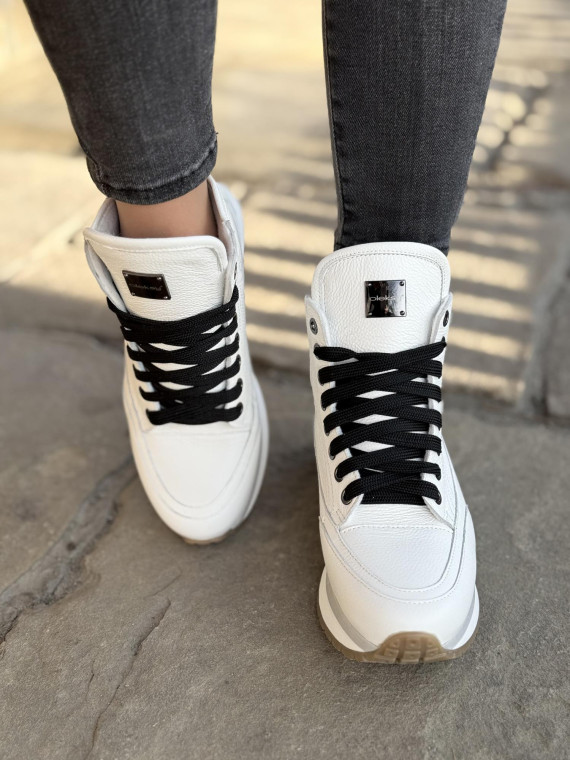 Sneakersy OLEKSY ze skóry Polskiej produkcji