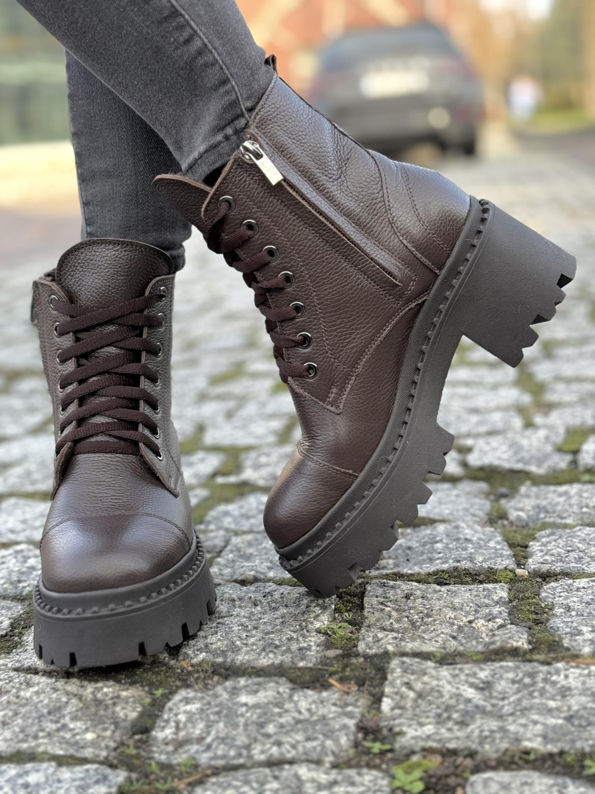 Trapery skórzane OLEKSY Polskiej produkcji