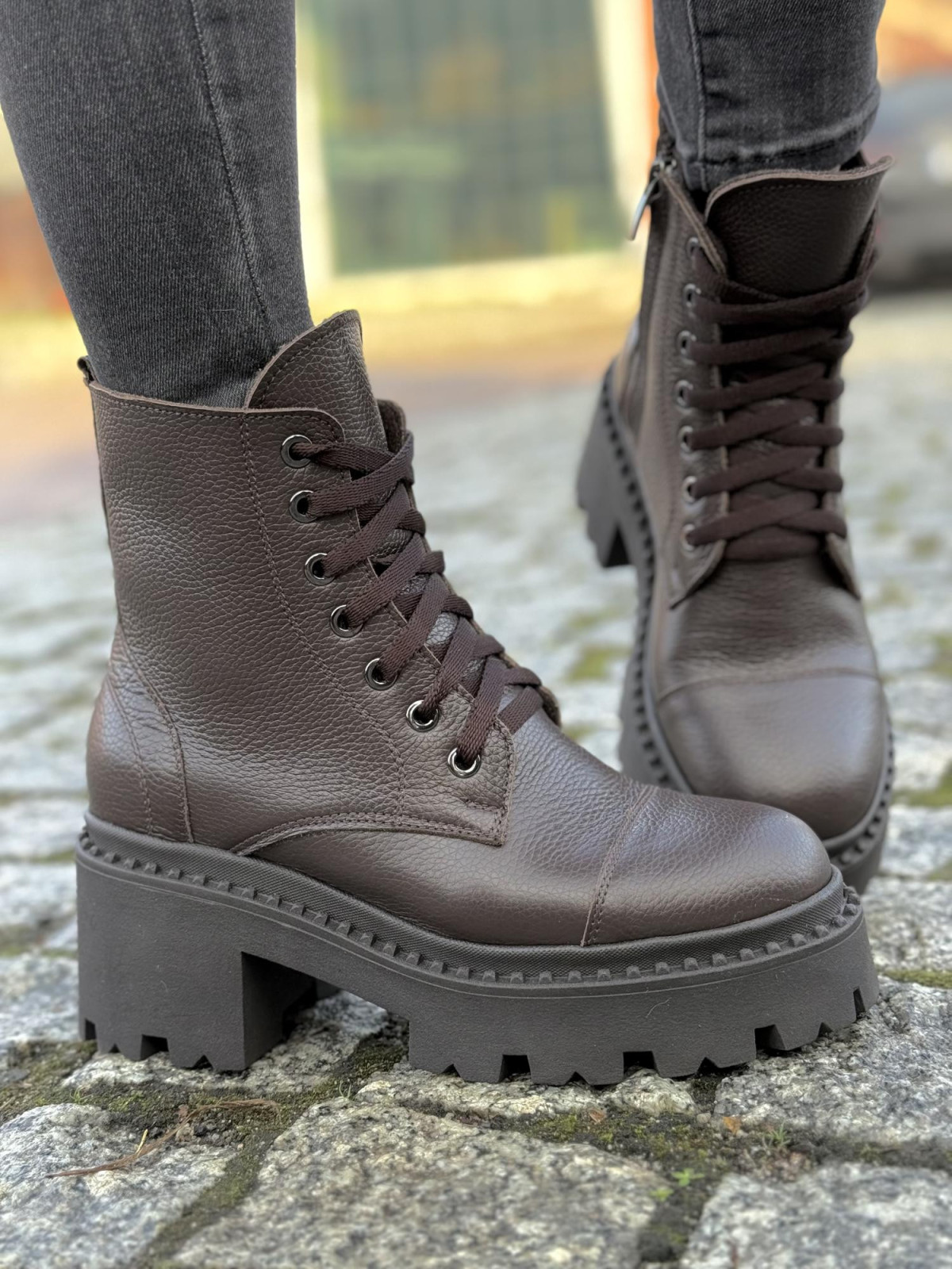 Trapery skórzane OLEKSY Polskiej produkcji