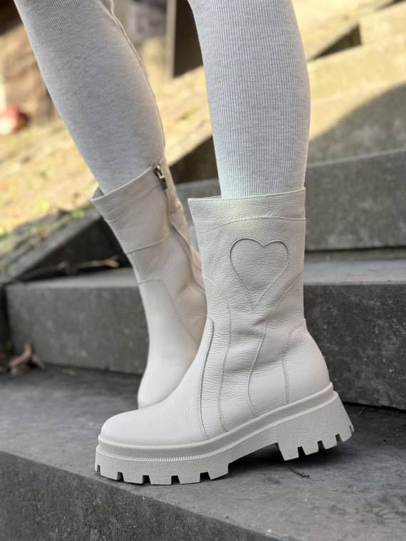 Botki skórzane OLEKSY Polskiej produkcji