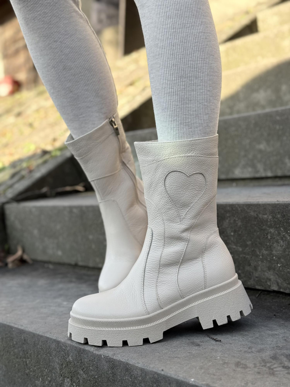 Botki skórzane OLEKSY Polskiej produkcji