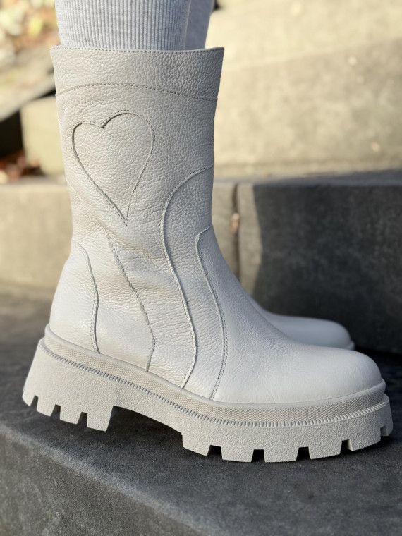 Botki skórzane OLEKSY Polskiej produkcji