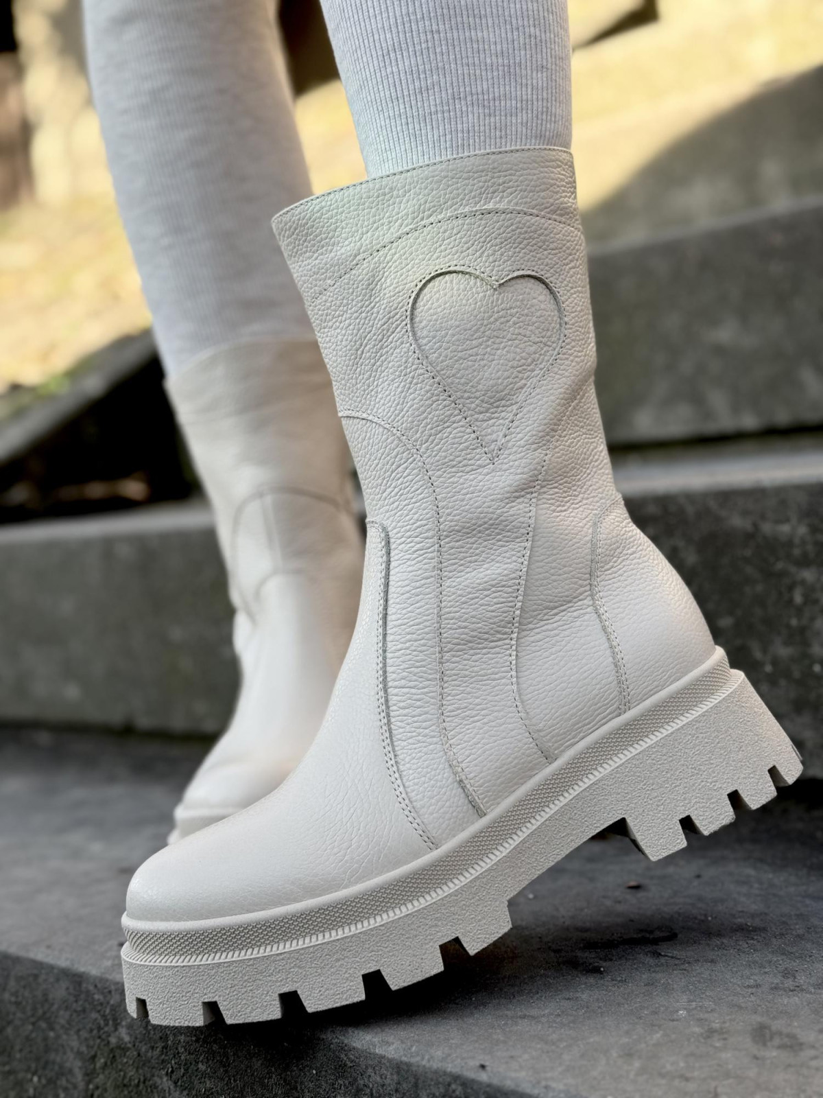 Botki skórzane OLEKSY Polskiej produkcji