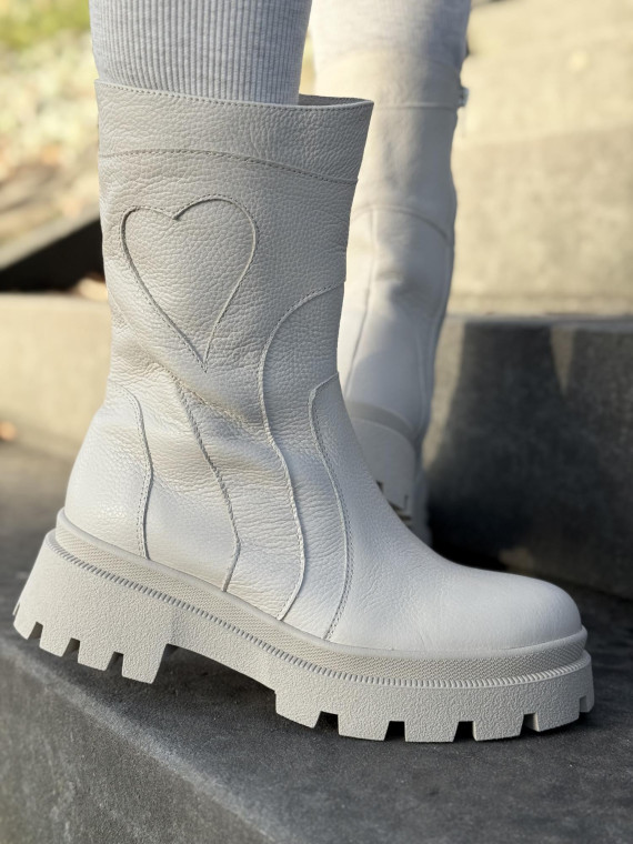 Botki skórzane OLEKSY Polskiej produkcji