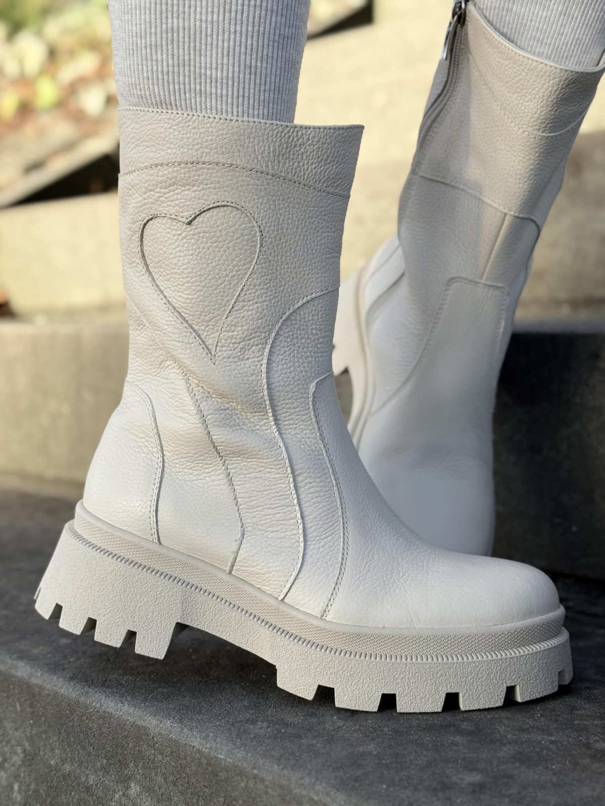 Botki skórzane OLEKSY Polskiej produkcji