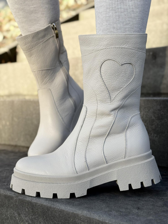 Botki skórzane OLEKSY Polskiej produkcji