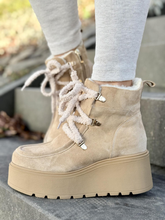 Śniegowce skórzane OLEKSY Polskiej produkcji