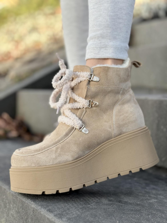 Śniegowce skórzane OLEKSY Polskiej produkcji