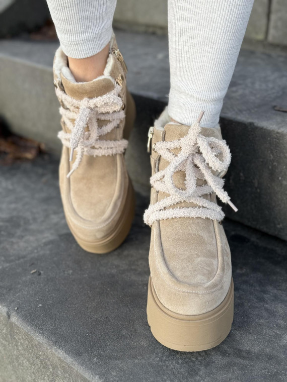 Śniegowce skórzane OLEKSY Polskiej produkcji