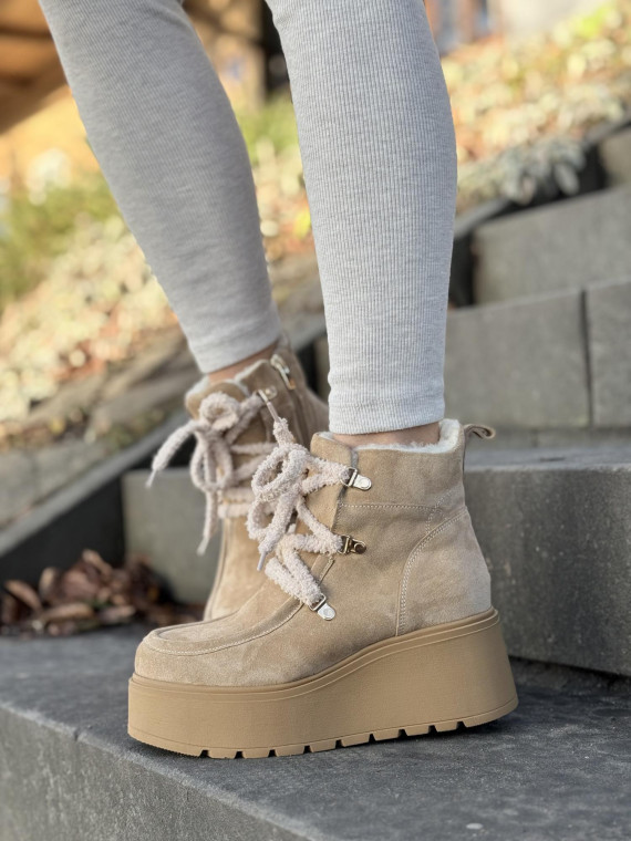 Śniegowce skórzane OLEKSY Polskiej produkcji