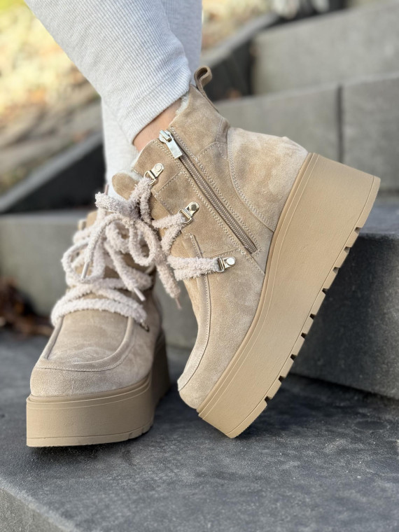 Śniegowce skórzane OLEKSY Polskiej produkcji