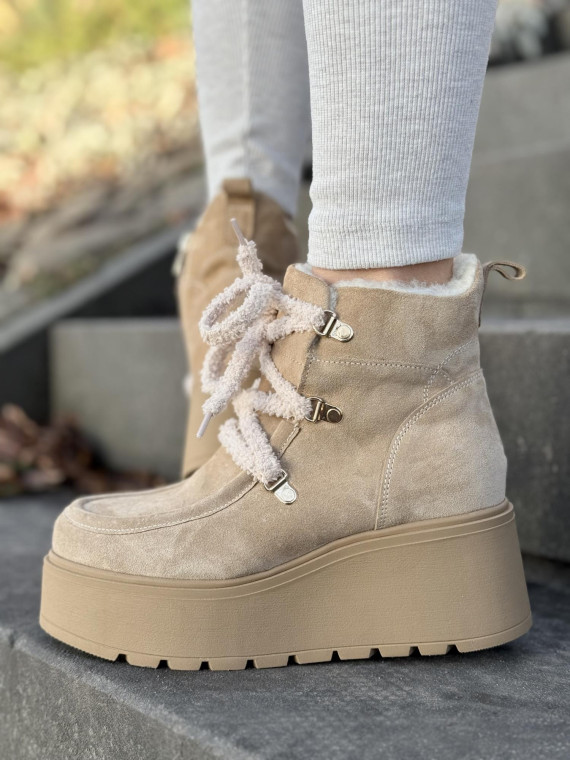 Śniegowce skórzane OLEKSY Polskiej produkcji