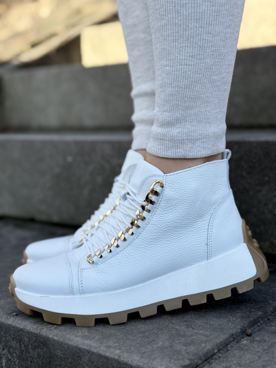 Sneakersy OLEKSY ze skóry Polskiej produkcji