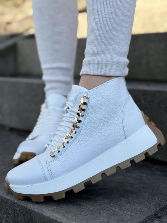 Sneakersy OLEKSY ze skóry Polskiej produkcji