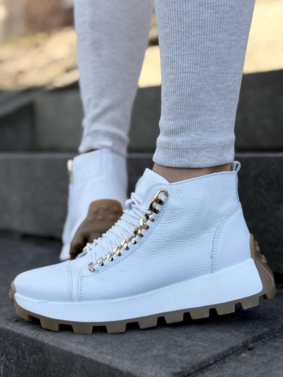 Sneakersy OLEKSY ze skóry Polskiej produkcji