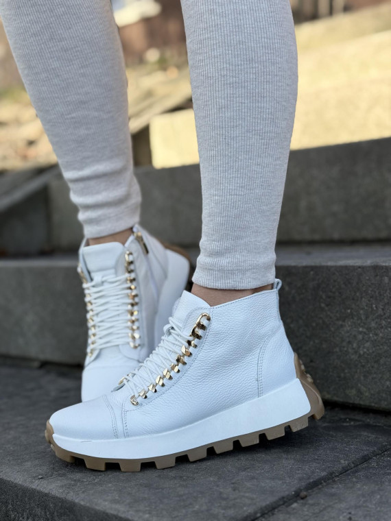 Sneakersy OLEKSY ze skóry Polskiej produkcji