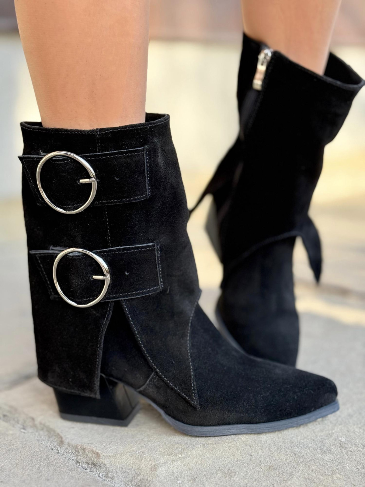 Kowbojki skórzane OLEKSY Polskiej produkcji