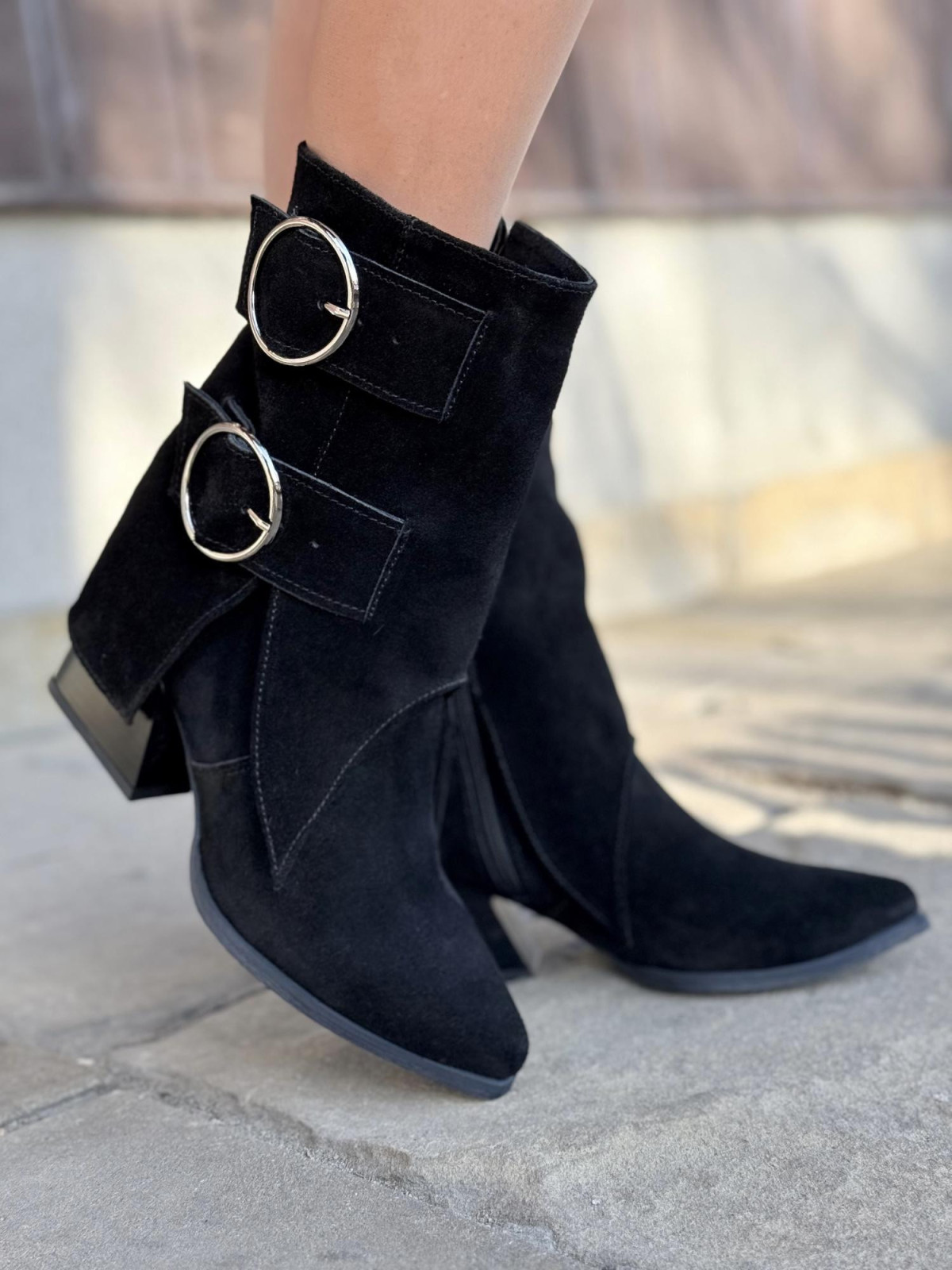 Kowbojki skórzane OLEKSY Polskiej produkcji