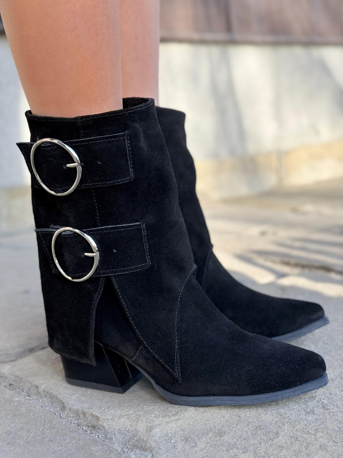 Kowbojki skórzane OLEKSY Polskiej produkcji