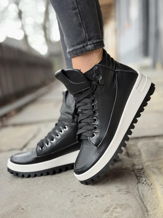 Sneakersy OLEKSY ze skóry Polskiej produkcji