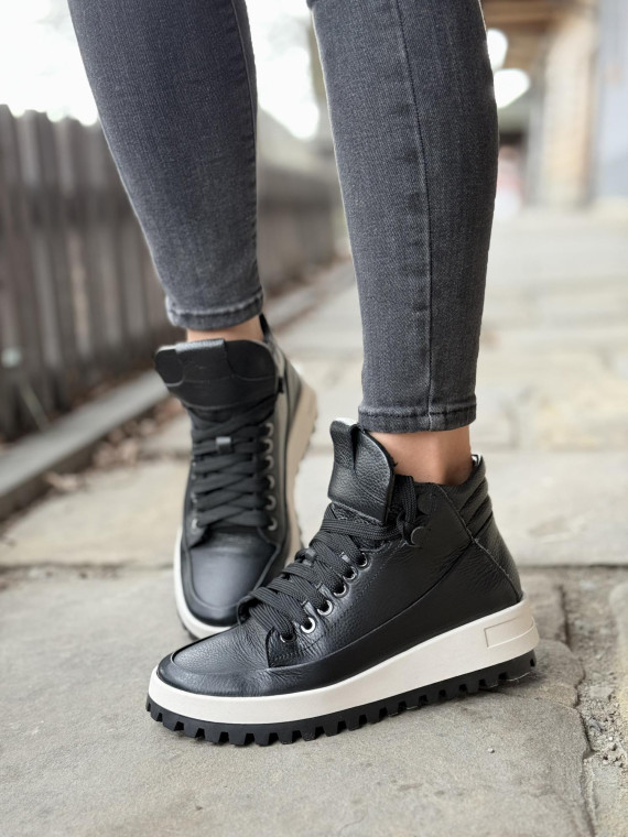 Sneakersy OLEKSY ze skóry Polskiej produkcji