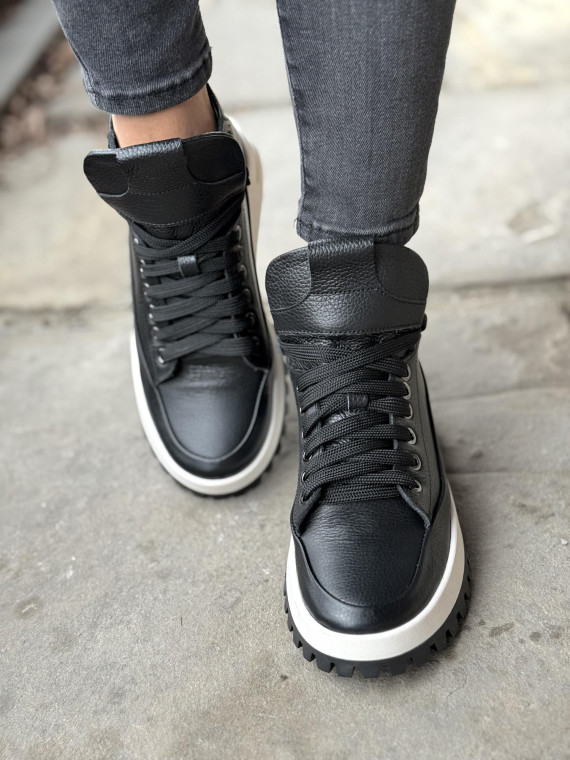 Sneakersy OLEKSY ze skóry Polskiej produkcji