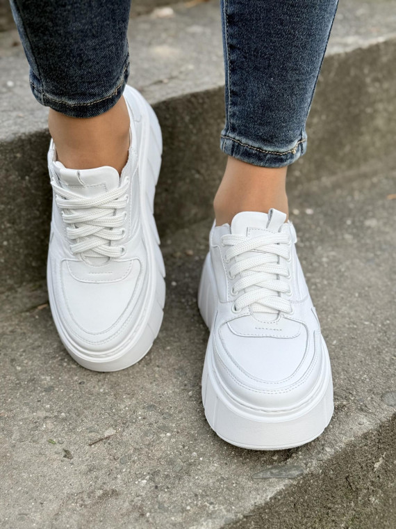 Sneakersy OLEKSY ze skóry Polskiej produkcji