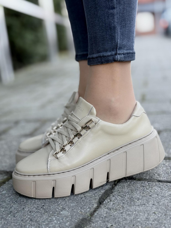 Sneakersy OLEKSY ze skóry Polskiej produkcji